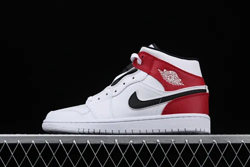 All categories Air Jordan Jordan series basketball shoes Air Jordan 1 Mid Air Jordan 1 Mid AJ1 Joe 1 "Little Chicago" basketball shoes full toe layer authentic 554724-116